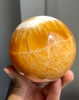 Orange Calcite Sphere
