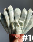 Sky Blue Quartz Skull