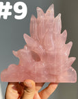 Rose Quartz 9 Tail Fox