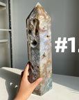 Big Moss Agate Tower