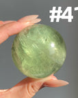 Apple Green Fluorite Sphere