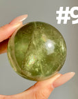 Apple Green Fluorite Sphere