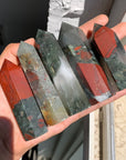 African Blood Stone Small Towers