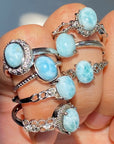 Larimar Ring
