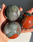 African Blood Stone Sphere