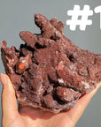 Red Quartz Cluster