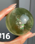 Apple Green Fluorite Sphere
