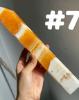 Orange Calcite Big Towers