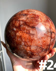 Fire Quartz Big Spheres
