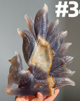 Druzy Agate 9 Tailed Fox