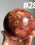 Fire Quartz Big Spheres