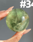 Apple Green Fluorite Sphere