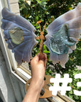 Druzy Agate Butterfly Wings
