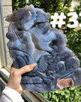 Druzy Agate Dragon