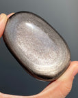Silver Sheen Obsidian Palmstone