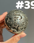 Pyrite Druzy Sphere