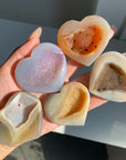Druzy Agate Heart