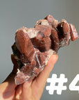 Red Quartz Cluster