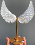 Selenite Angel Wings