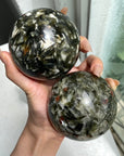 Green Mica Big Sphere