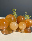 Honey Calcite Sphere