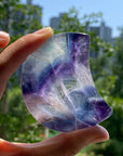 Fluorite Moon Tray