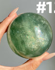 Apple Green Fluorite Sphere