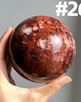 Fire Quartz Big Spheres