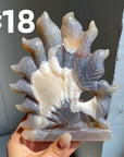 Druzy Agate 9 Tailed Fox