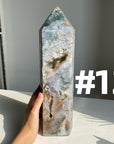 Big Moss Agate Tower