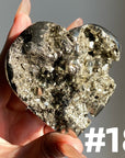 AAA Grade Pyrite Heart
