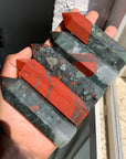 African Blood Stone Small Towers