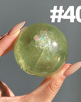 Apple Green Fluorite Sphere