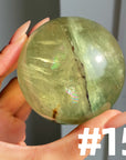 Apple Green Fluorite Sphere