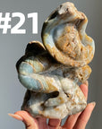 Sky Blue Quartz Snake