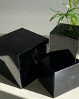 Black Obsidian Cube