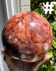 Fire Quartz Big Spheres