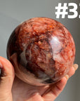 Fire Quartz Big Spheres