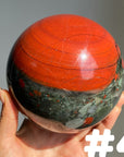 Large African Blood Stone Sphere