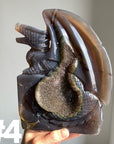 Druzy Agate Dragon