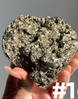 AAA Grade Pyrite Heart