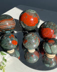 African Blood Stone Sphere