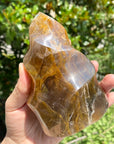 Golden Healer Quartz Flame