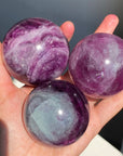 Watermelon Fluorite Sphere