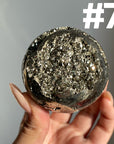 Pyrite Druzy Sphere