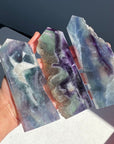 Half Raw Fluorite Tower