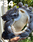 Druzy Agate Dragon
