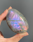 Purple Labradorite Palm Stone