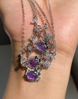 Hello Kitty Amethyst Necklace