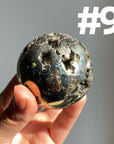 Pyrite Druzy Sphere